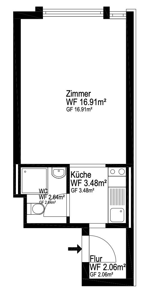 Provisionsfrei! Attraktive Kapitalanlage mit separatem Stellplatz in 67655 Kaiserslautern – DESEO Immobilien Mannheim 6/7