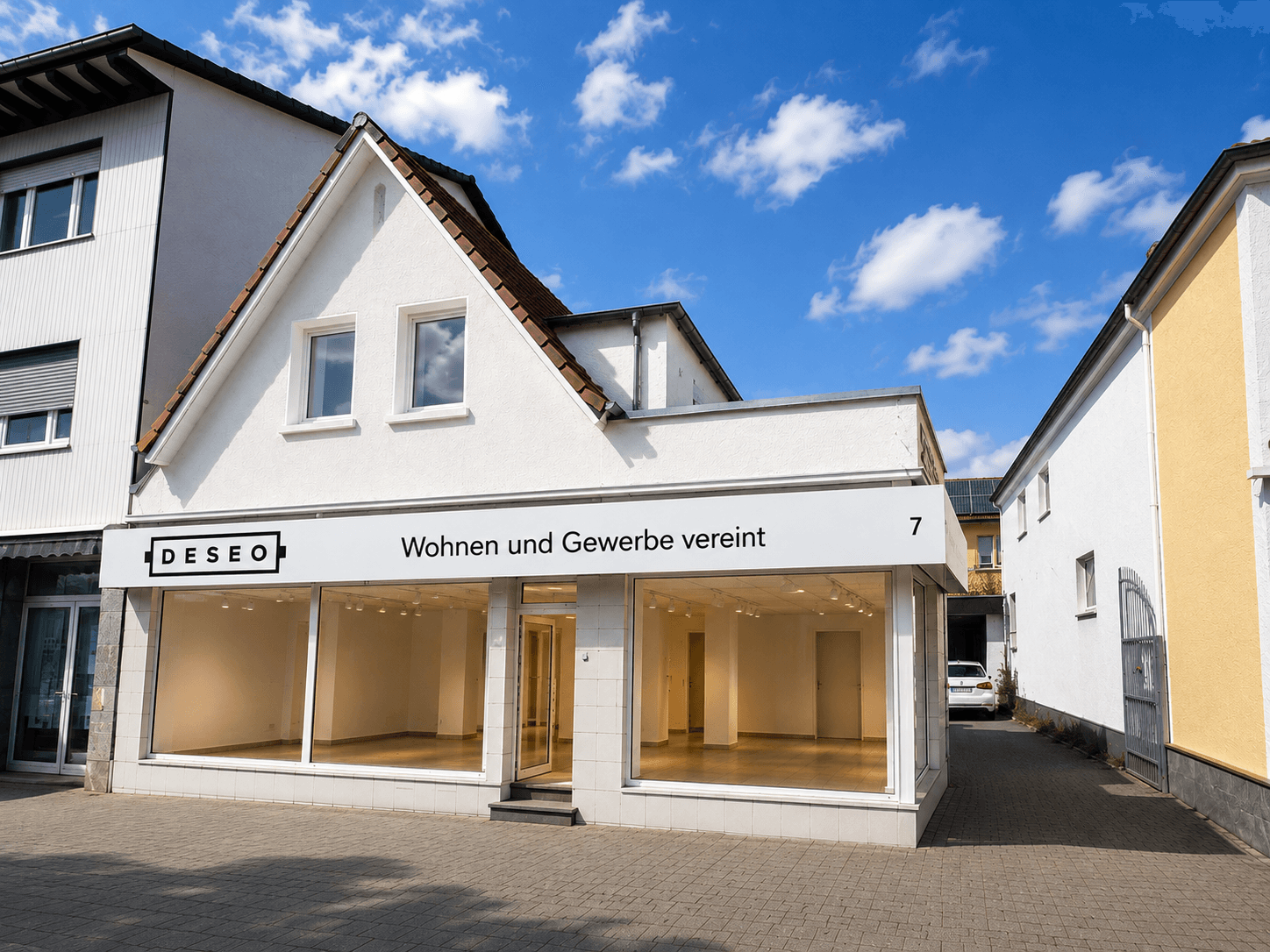 Großzügig wohnen – mit Gewerbefläche als zusätzlicher Möglichkeit in 68623 Lampertheim – DESEO Immobilien Mannheim 4/26